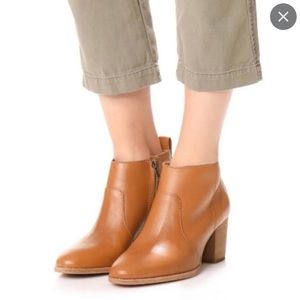 Madewell Brenner Brown Ankle Boots